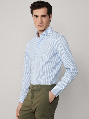 Coupe slim Chemise Hackett London en bleu