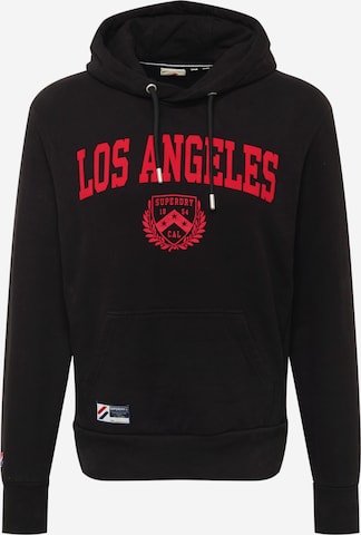 Superdry Sweatshirt in Black: front