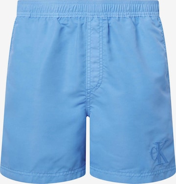 Calvin Klein Swimwear Zwemshorts 'Authentic' in Blauw: voorkant