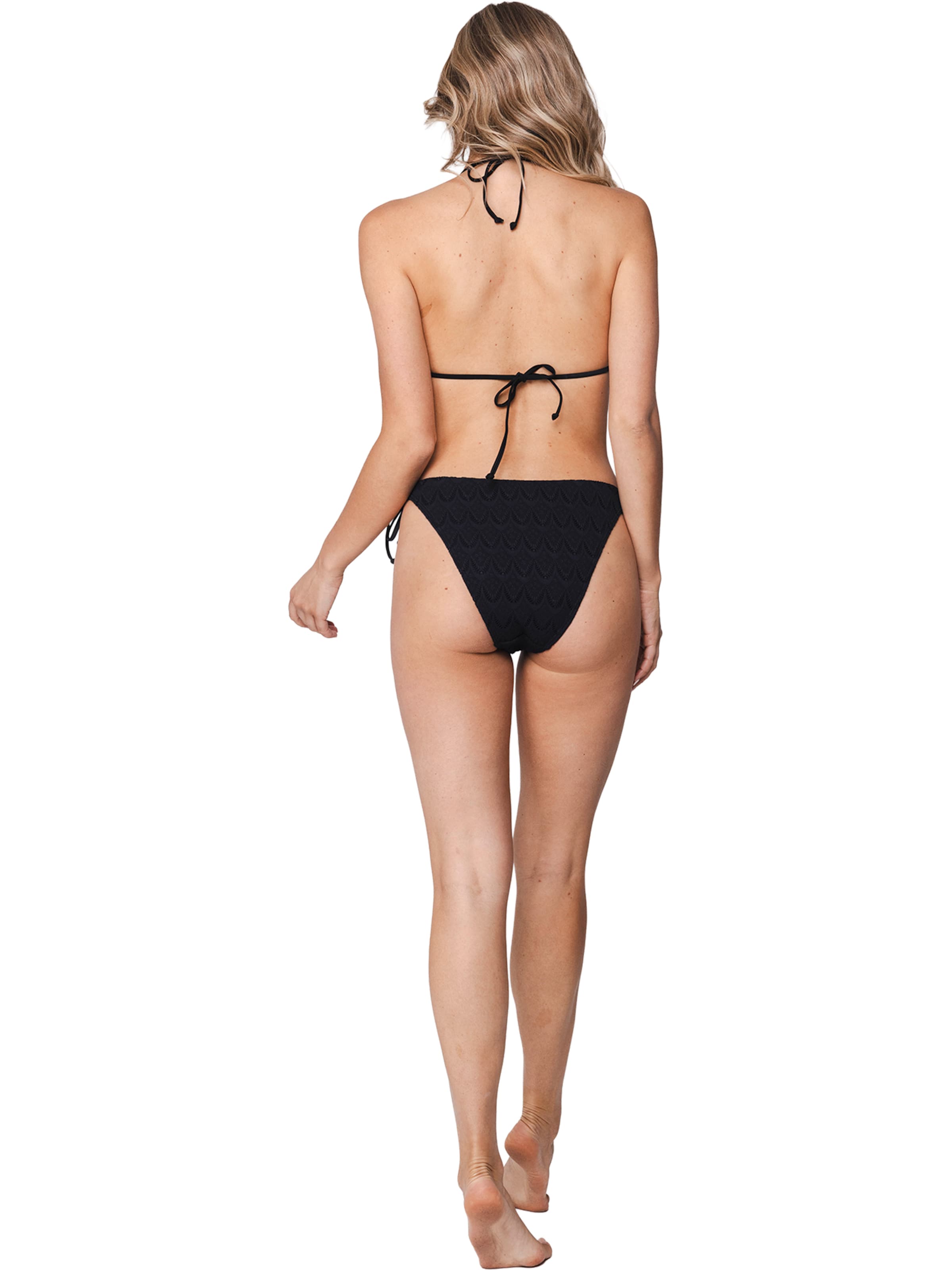 Rebelle Triangel Bikini 'Triangle bikini' in Zwart