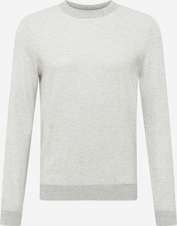 BOSS Orange Sweater 'Avobano' in Grey: front