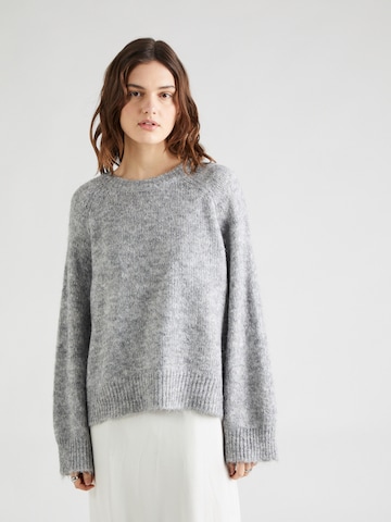 VERO MODA Sweater 'Henley' in Grey: front