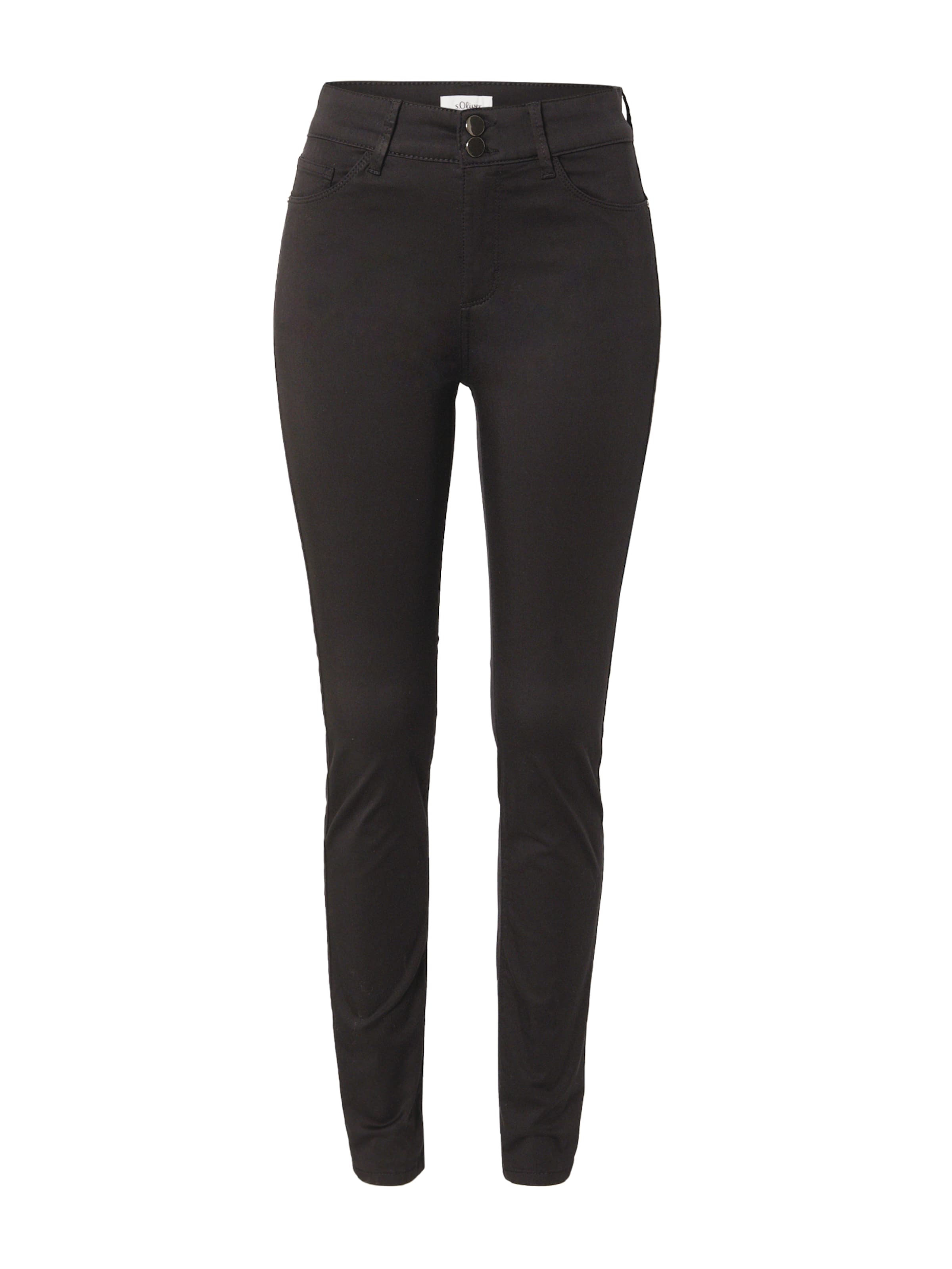 s.Oliver BLACK LABEL Skinny Jeans 'Izabell' i sort: forside