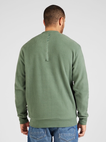 QUIKSILVER Athletic Sweatshirt 'OCEAN VIEW' in Green