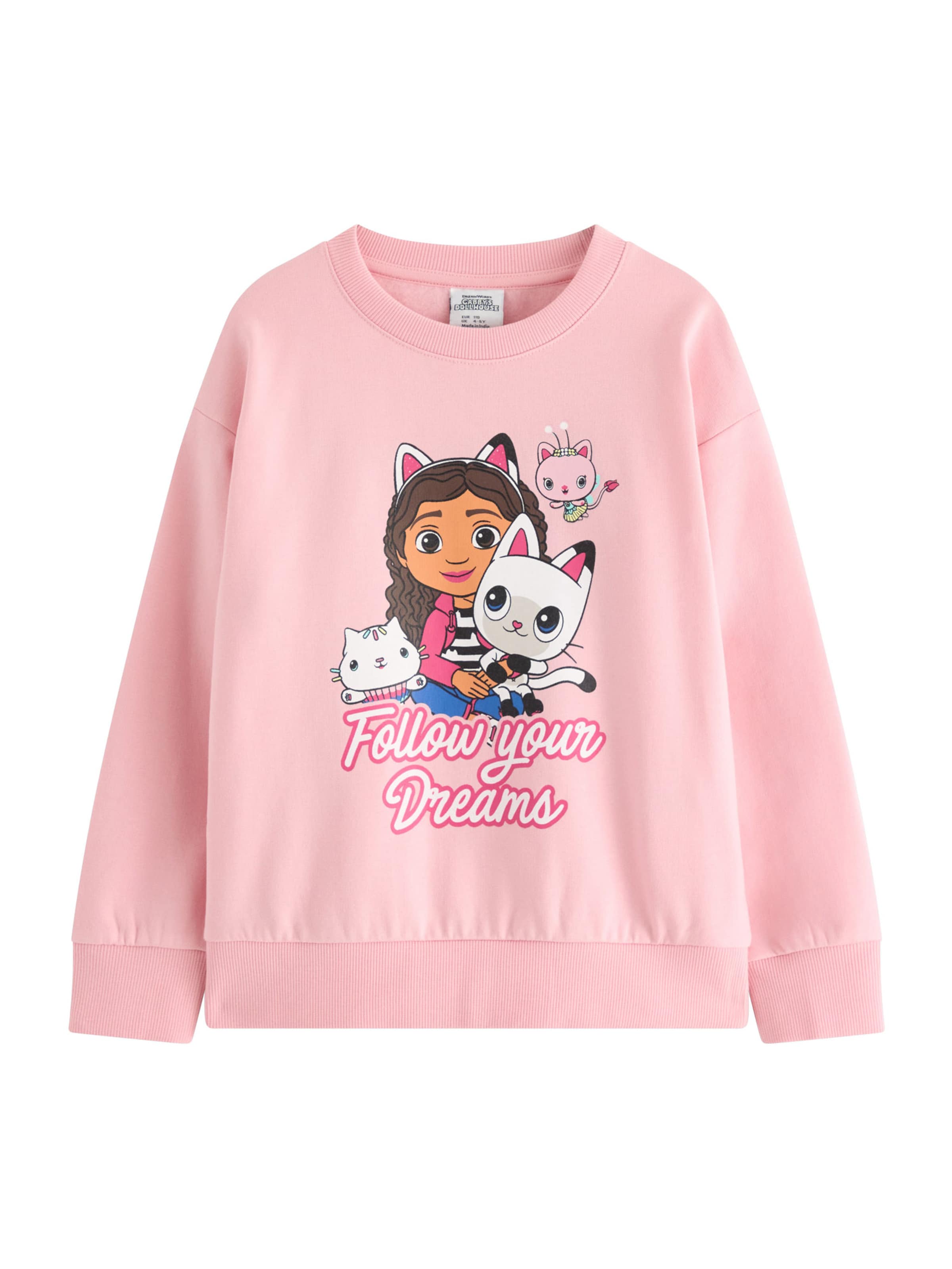 Lindex - Sudadera 'Gabbys Dollhouse' en rosa: frente