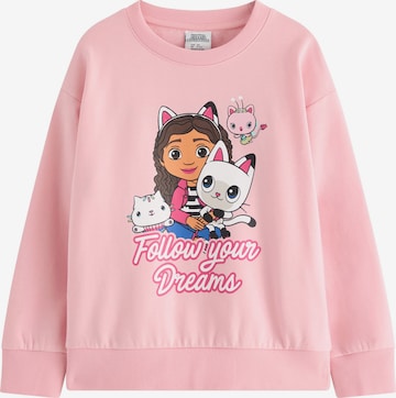 Lindex Collegepaita 'Gabbys Dollhouse' värissä vaaleanpunainen: etupuoli