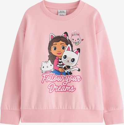 Lindex Collegepaita 'Gabbys Dollhouse' koossa 92 värissä tummanruskea / tummanoranssi / roosa / valkoinen, Tuotenäkymä