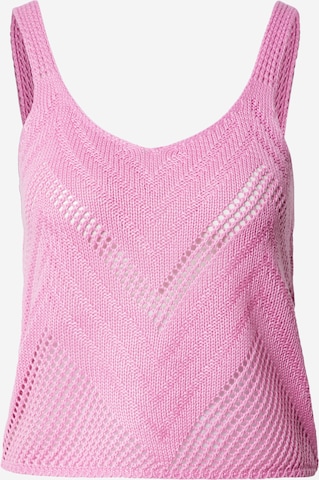 JDY Knitted Top 'Sun' in Pink: front