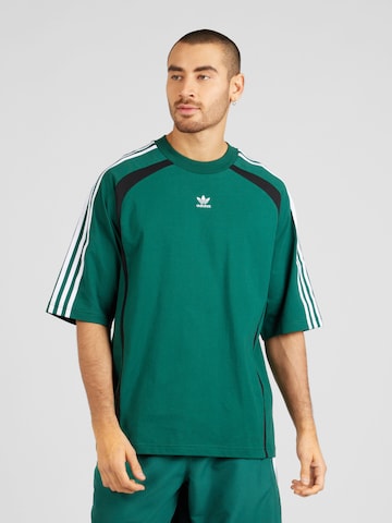 ADIDAS ORIGINALS - Camiseta en verde: frente