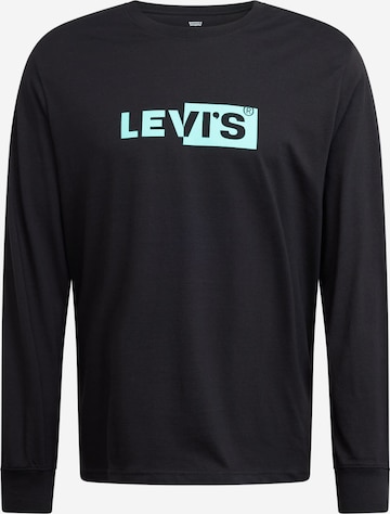LEVI'S ® Shirt 'Relaxed Long Sleeve Graphic Tee' in Zwart: voorkant