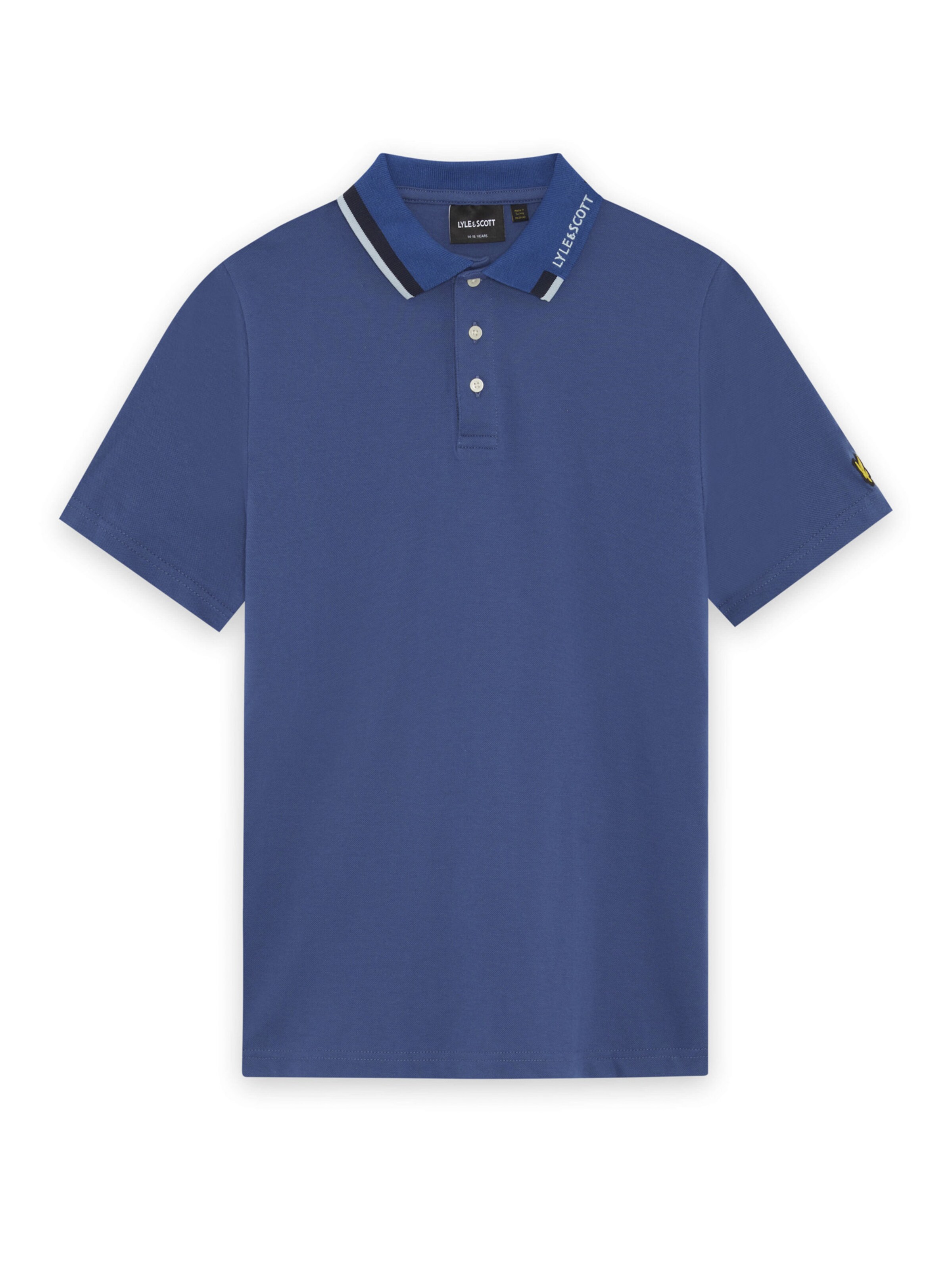 Lyle & Scott Shirt in de kleur Saffier / Zwart / Wit, Productweergave