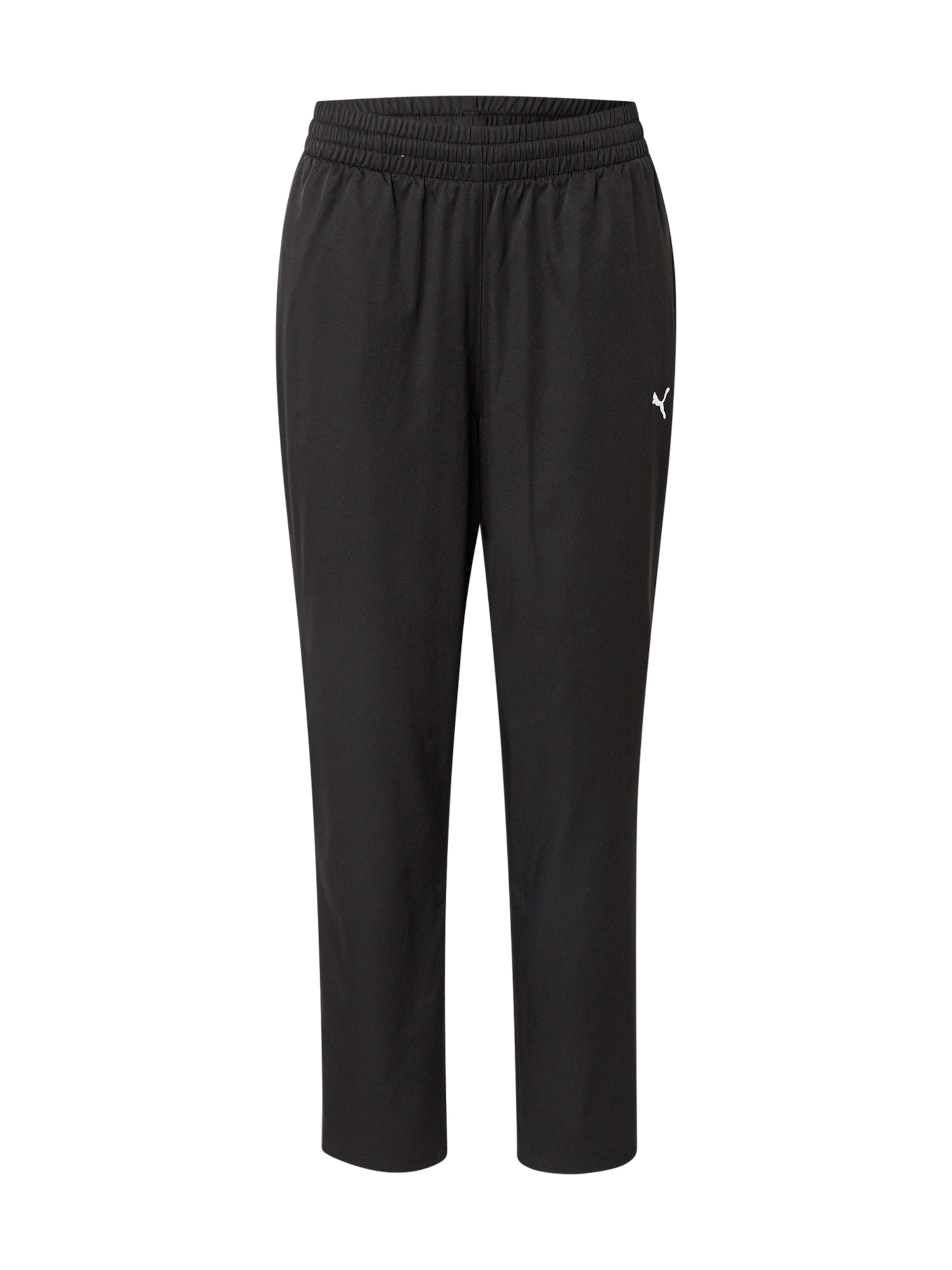 PUMA Regular Sportbroek 'ESS' in Zwart: voorkant