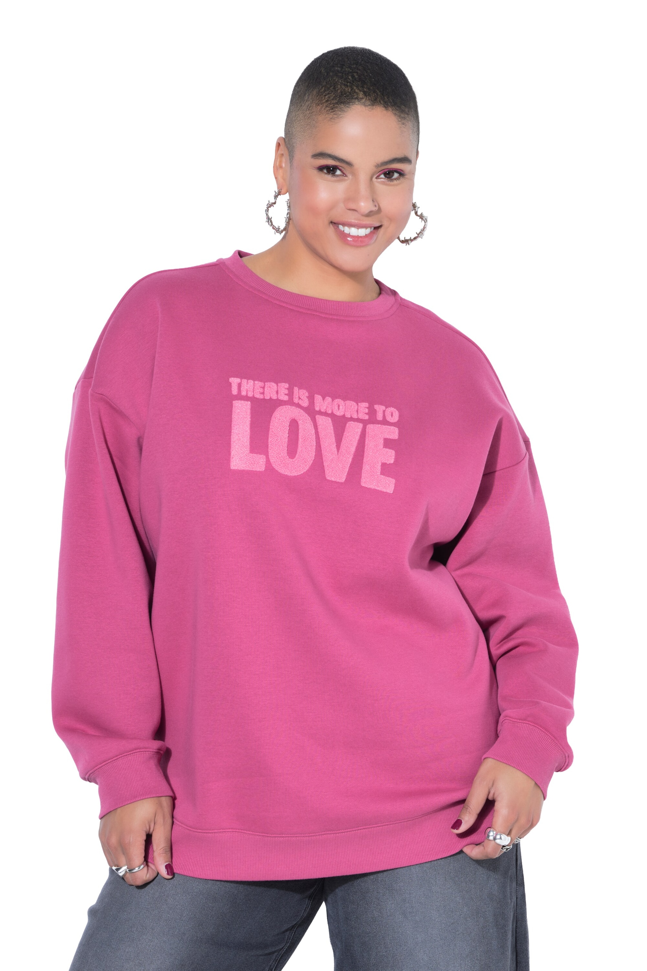 Studio Untold Sweatshirt in Pink: front
