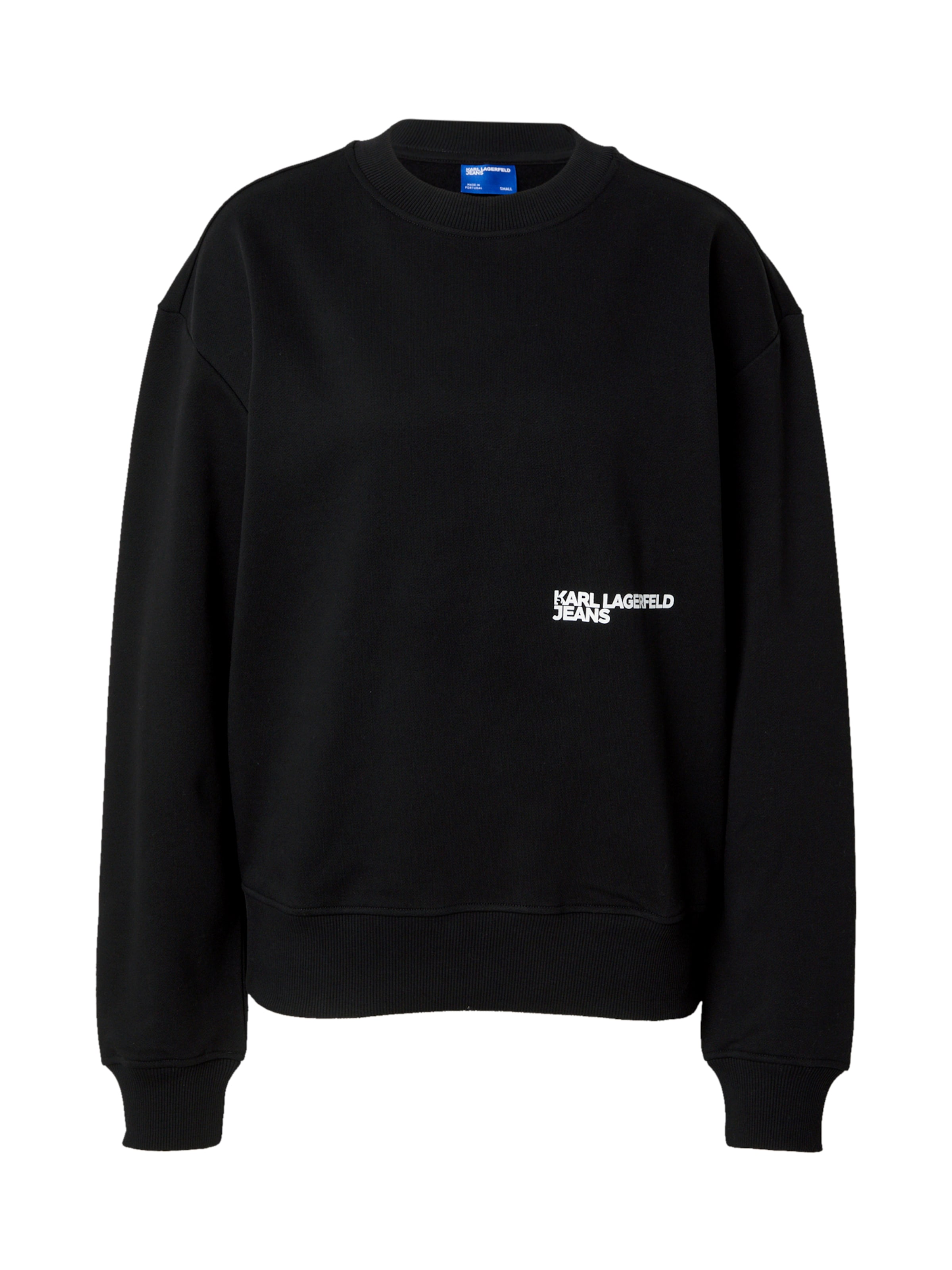 KARL LAGERFELD JEANS Dressipluus, värv must: eest vaates