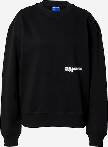 KARL LAGERFELD JEANSSweater majica - crna boja: prednji dio
