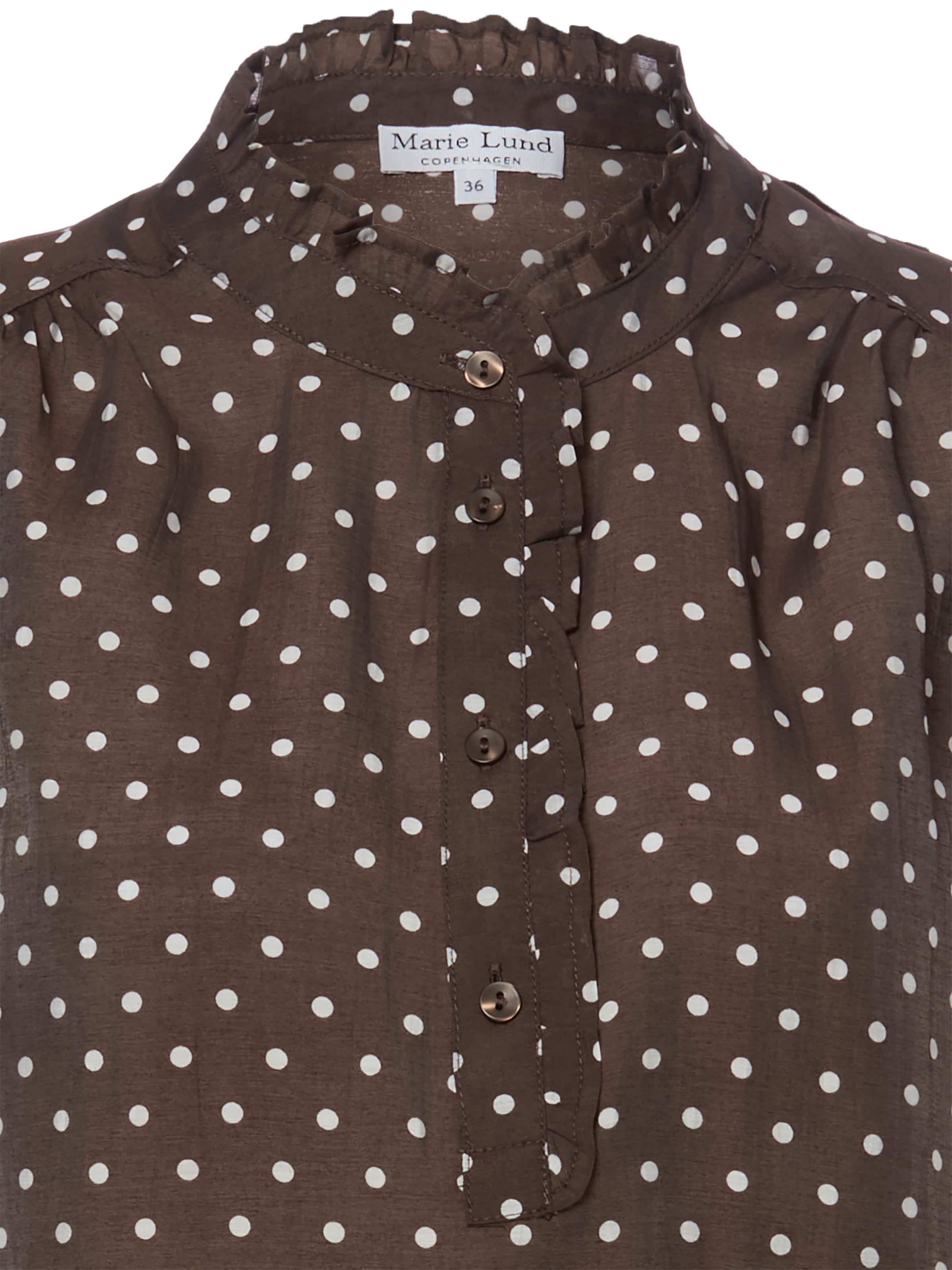Chemisier Marie Lund en marron