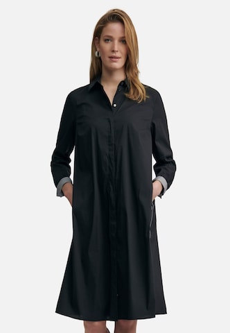 Emilia Lay Shirt Dress in Black