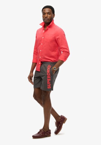 Superdry Zwemshorts in Grijs