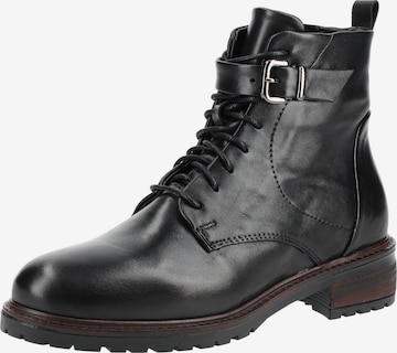 Bottines à lacets B.Z. MODA by EVERYBODY en noir : devant