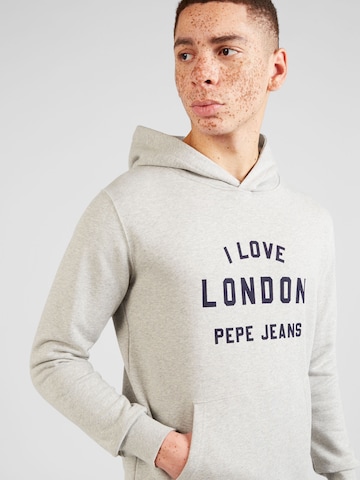 Pepe Jeans كنزة رياضية بلون رمادي