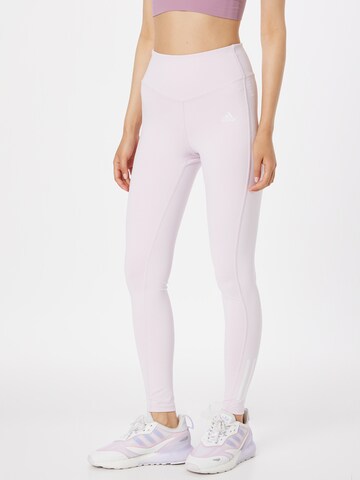 ADIDAS SPORTSWEAR Skinny Sportovní kalhoty – pink: přední strana