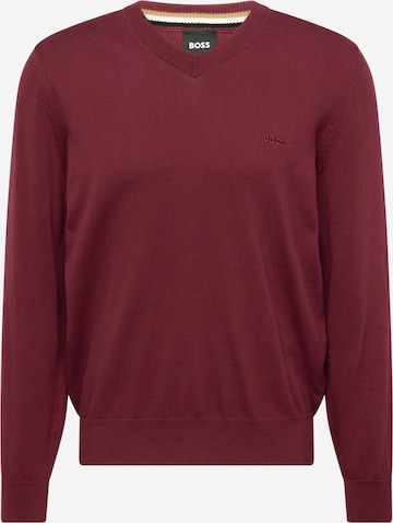 Pull-over 'Pacello' BOSS en rouge : devant