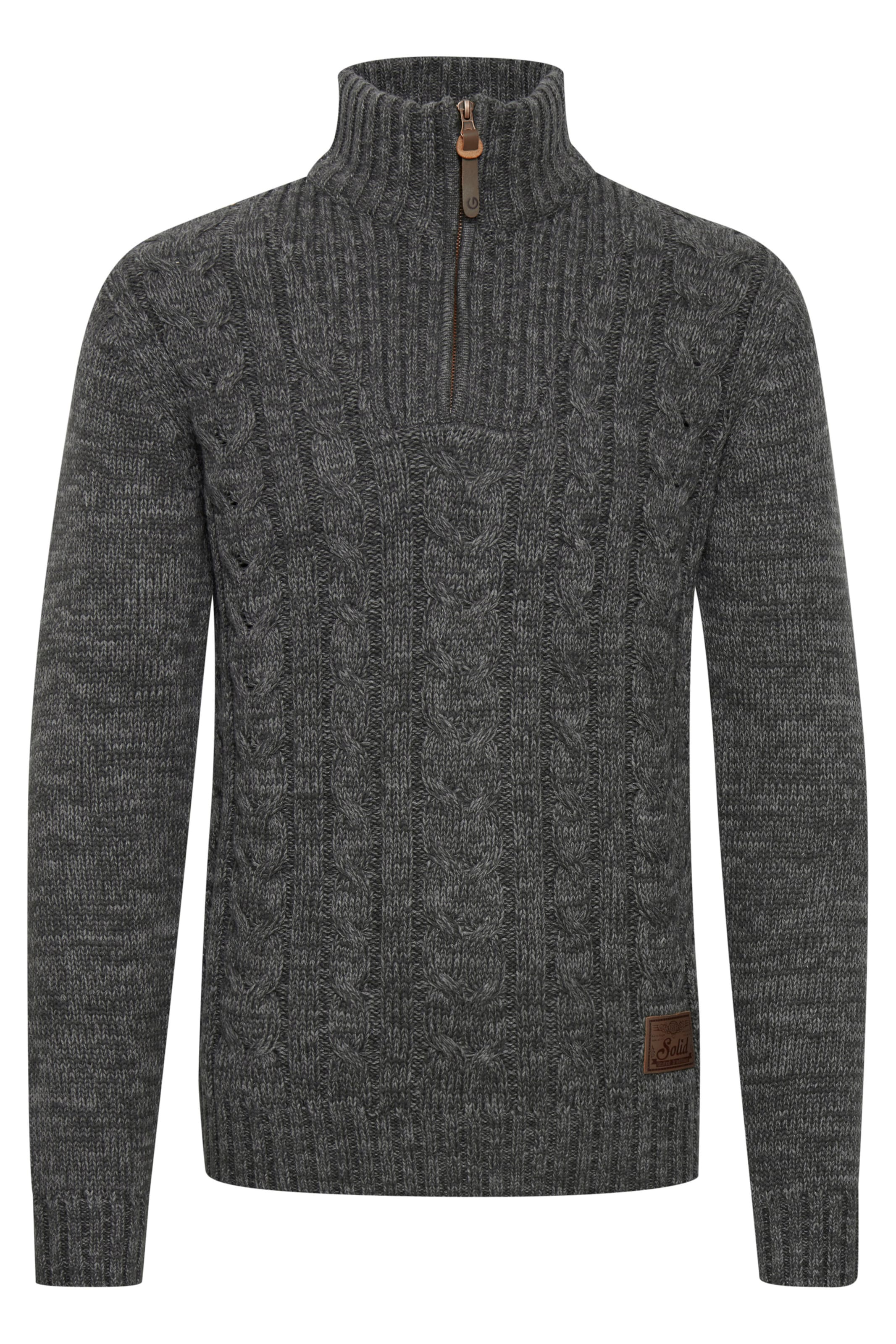 !Solid - Pullover 'Pankraz' em cinzento: frente