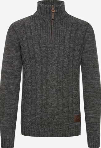 !Solid Sweater 'Pankraz' in Grey: front