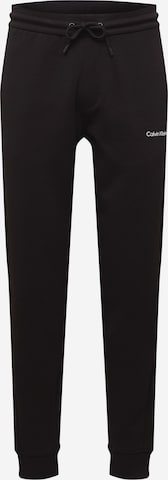 Calvin Klein - Tapered Pantalón en negro: frente