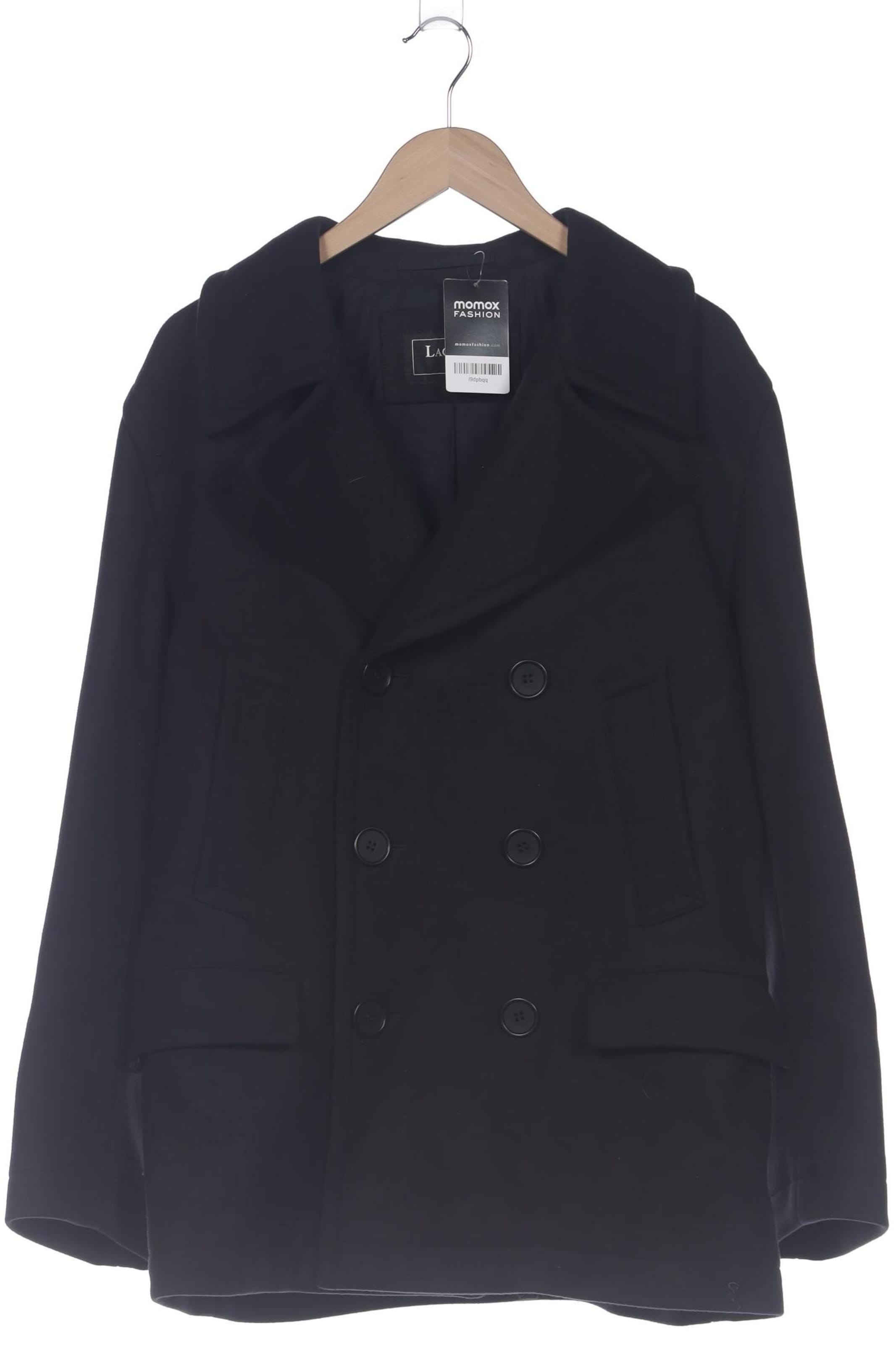 LACOSTE Jacket & Coat in M-L in Black: front