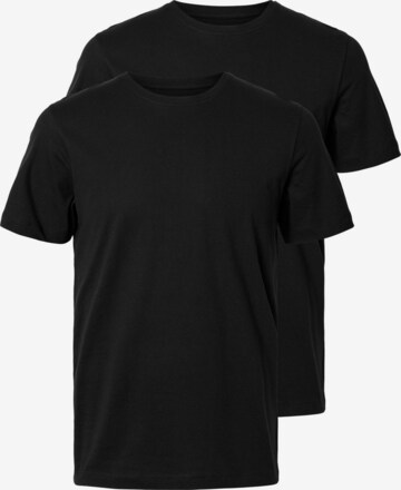 T-Shirt SELECTED HOMME en noir : devant