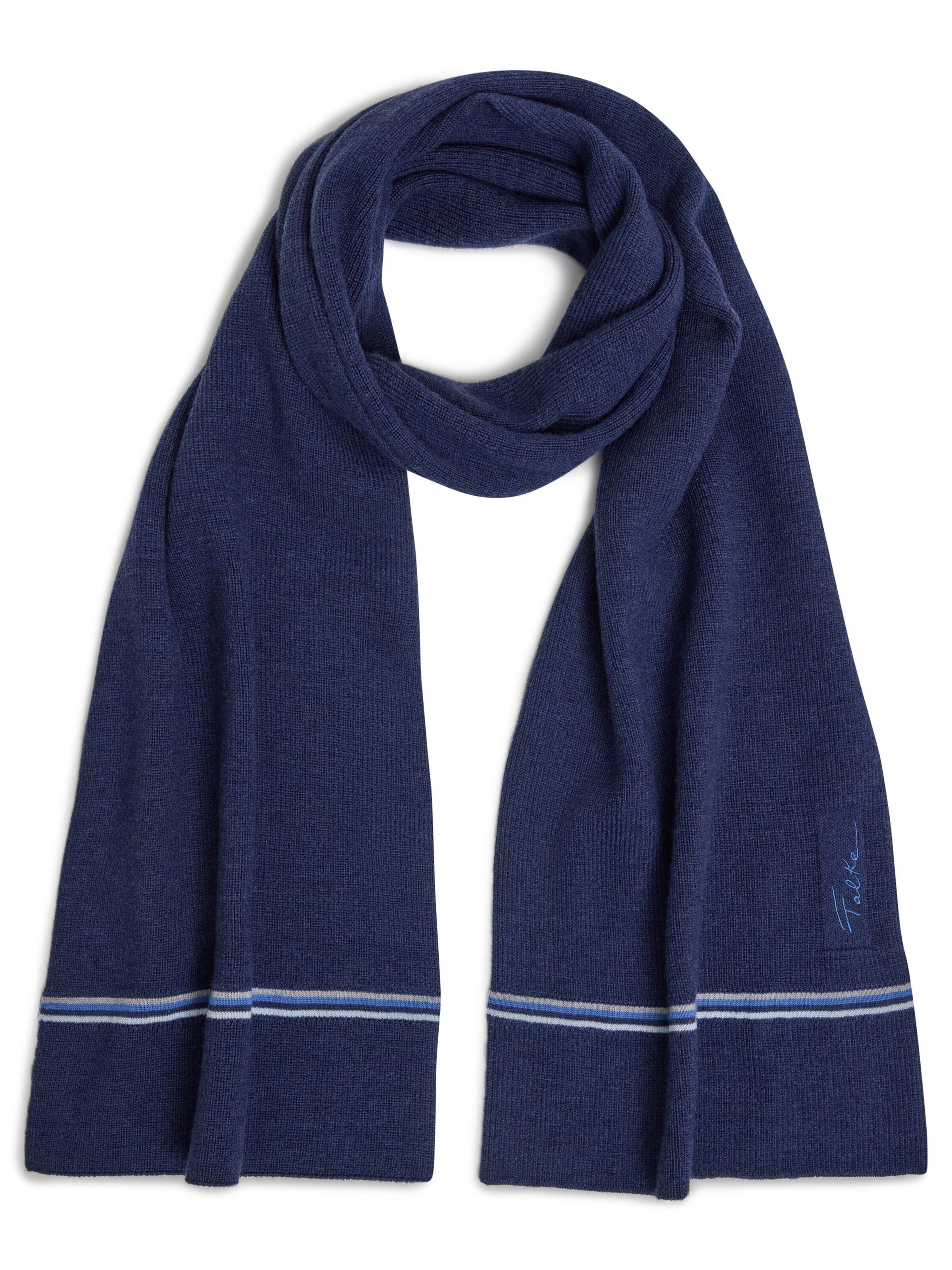 FALKE Schal 'Anniversary'‌‌‌ in Blau: Vorderseite