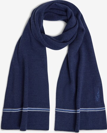 FALKE Schal 'Anniversary' in Blau: Vorderseite