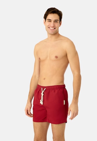 Gassa d'Amante Zwemshorts 'Forte Dei Marmi' in Rood: voorkant