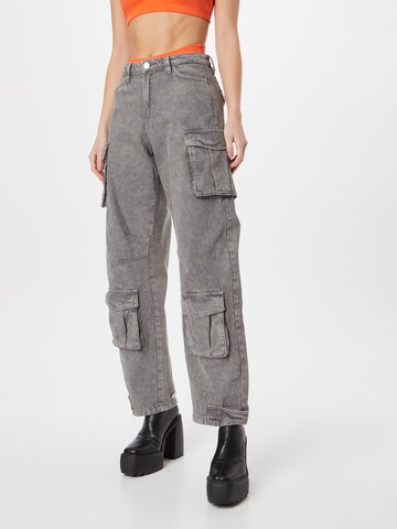 WEEKDAY Wide Leg Jeans 'Shilou' i grå: forside