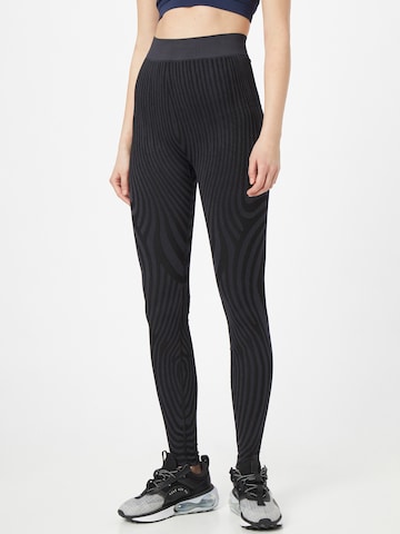 Skinny Pantalon de sport 'Illusion' Lapp the Brand en gris : devant