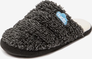 Nuvola. Slipper 'Zueco Cloud Polar' in Black: front