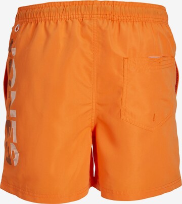 Shorts de bain 'FIJI' JACK & JONES en orange