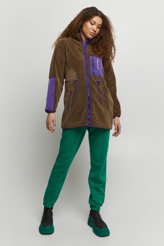The Jogg Concept Fleece Jacket 'BIBI' in Brown