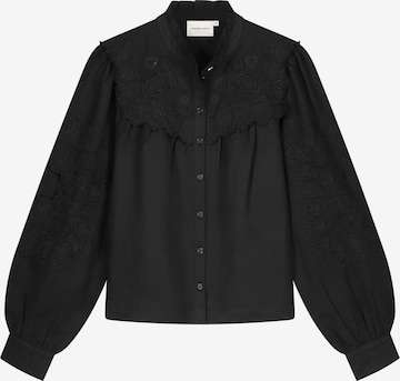 Fabienne Chapot Bluse in Schwarz: Vorderseite