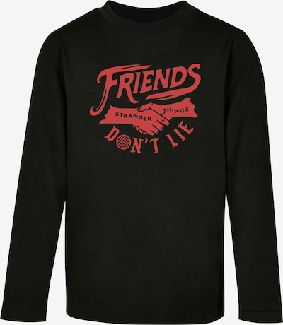 ABSOLUTE CULT Shirt 'Stranger Things - Friends Dont Lie' in Grenadine / Black, Item view