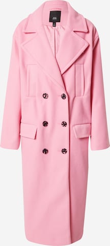 River Island Between-seasons coat in Pink: front