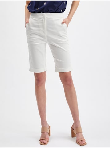 Orsay Regular Pants in White: front