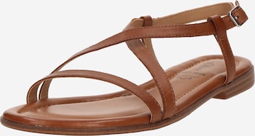 s.Oliver Sandale in Braun: Vorderseite