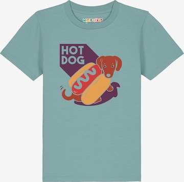 T-Shirt 'Hot Dog' watabout.kids en bleu : devant