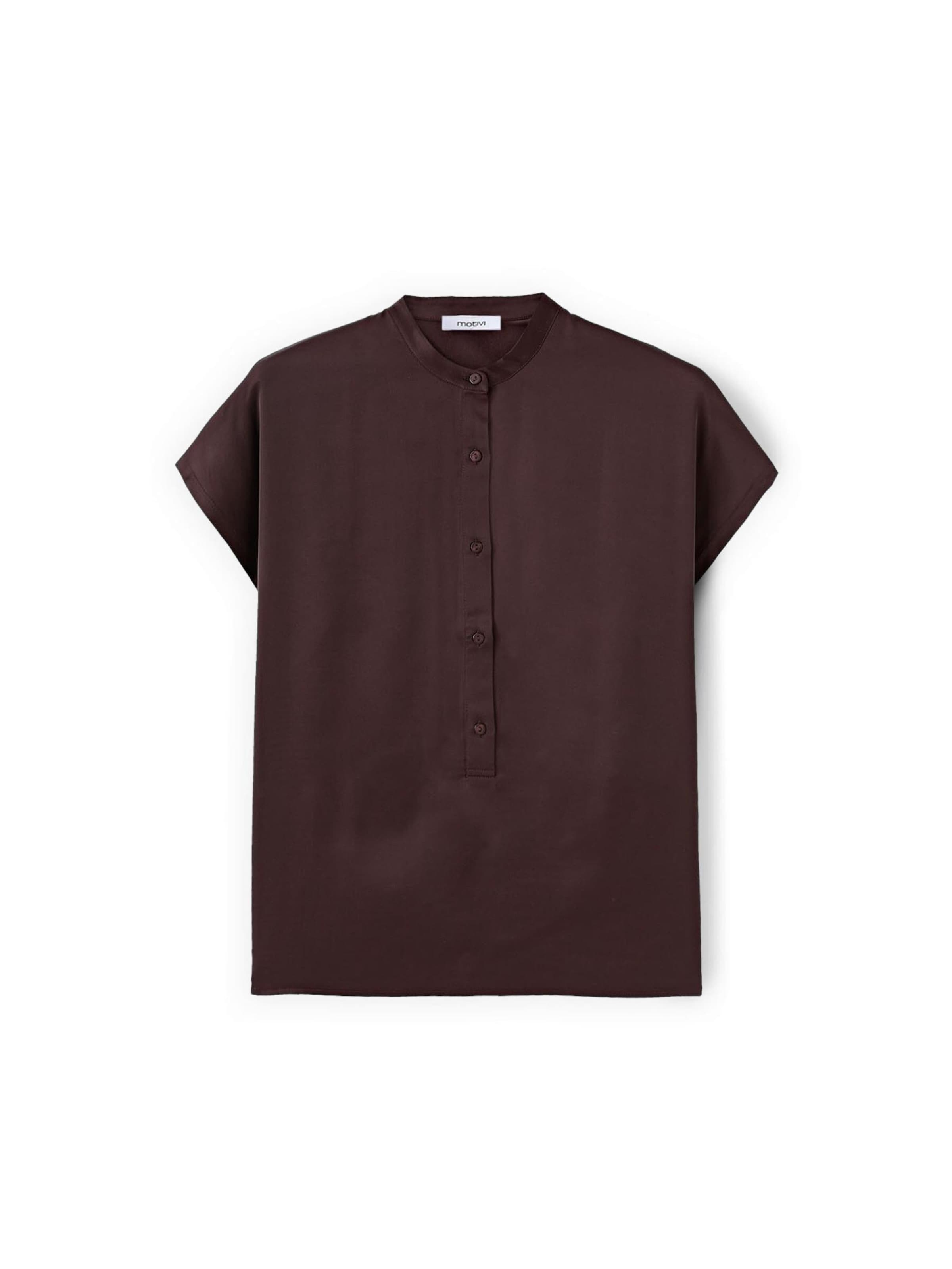 MOTIVI Bluse‌‌‌‌‌‌ in Braun: Vorderseite