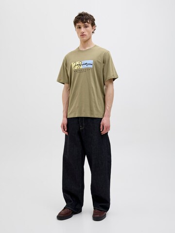 JACK & JONES Shirt 'JORFrederiksberg' in Groen