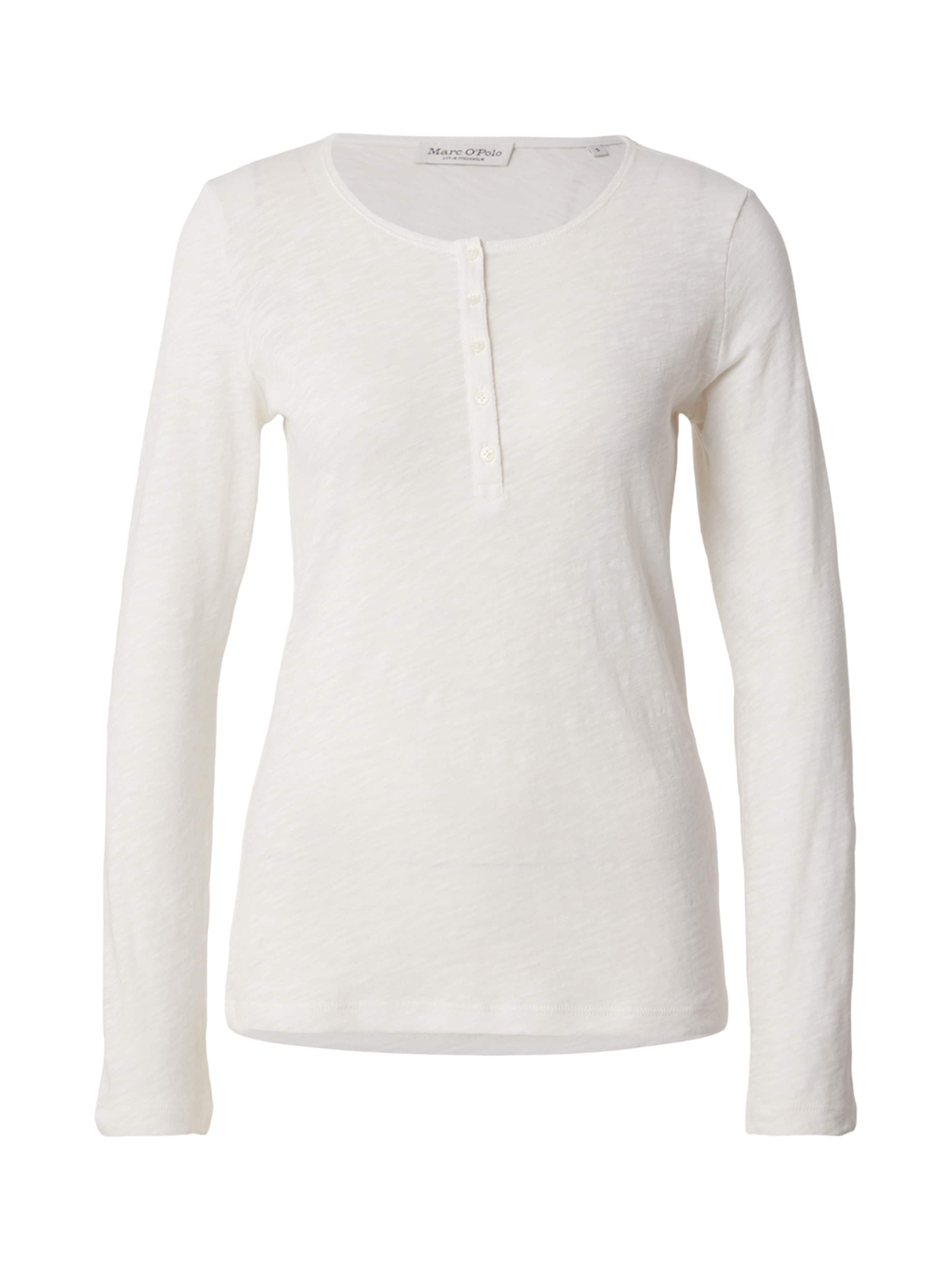 T-shirt Marc O'Polo en blanc : devant