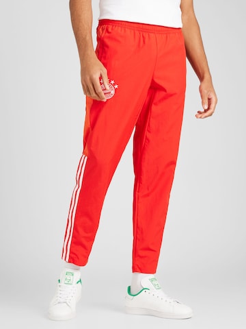 ADIDAS PERFORMANCE Regular Workout Pants 'FC Bayern München' in Red: front