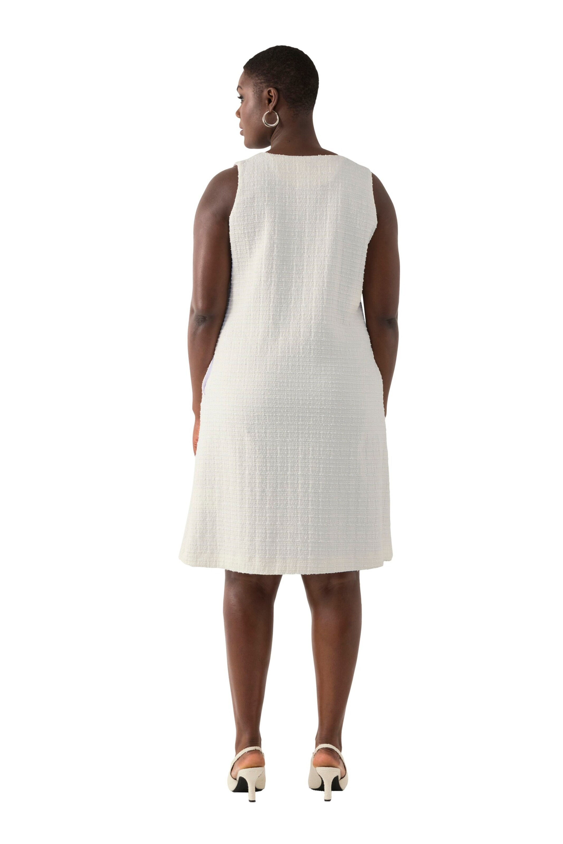 Ulla Popken Kleid in Weiß